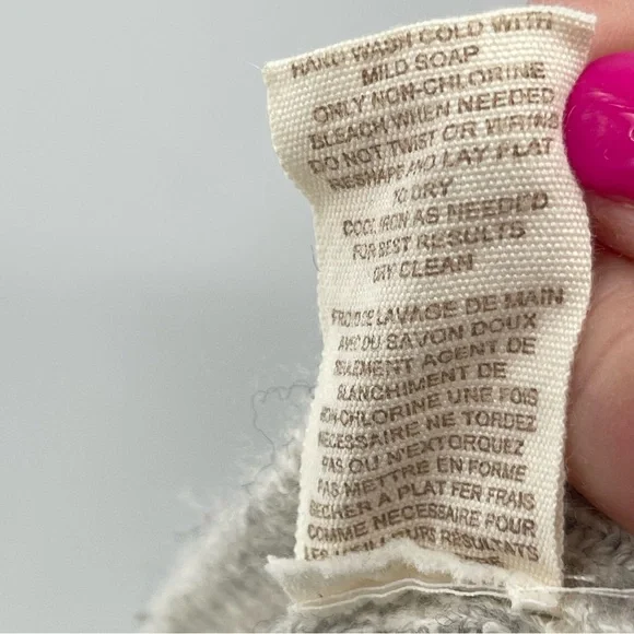 Free People Wool Blend Fair Isle Scoop Neck Sweater Size Medium Boho Indie - Picture 9 of 9